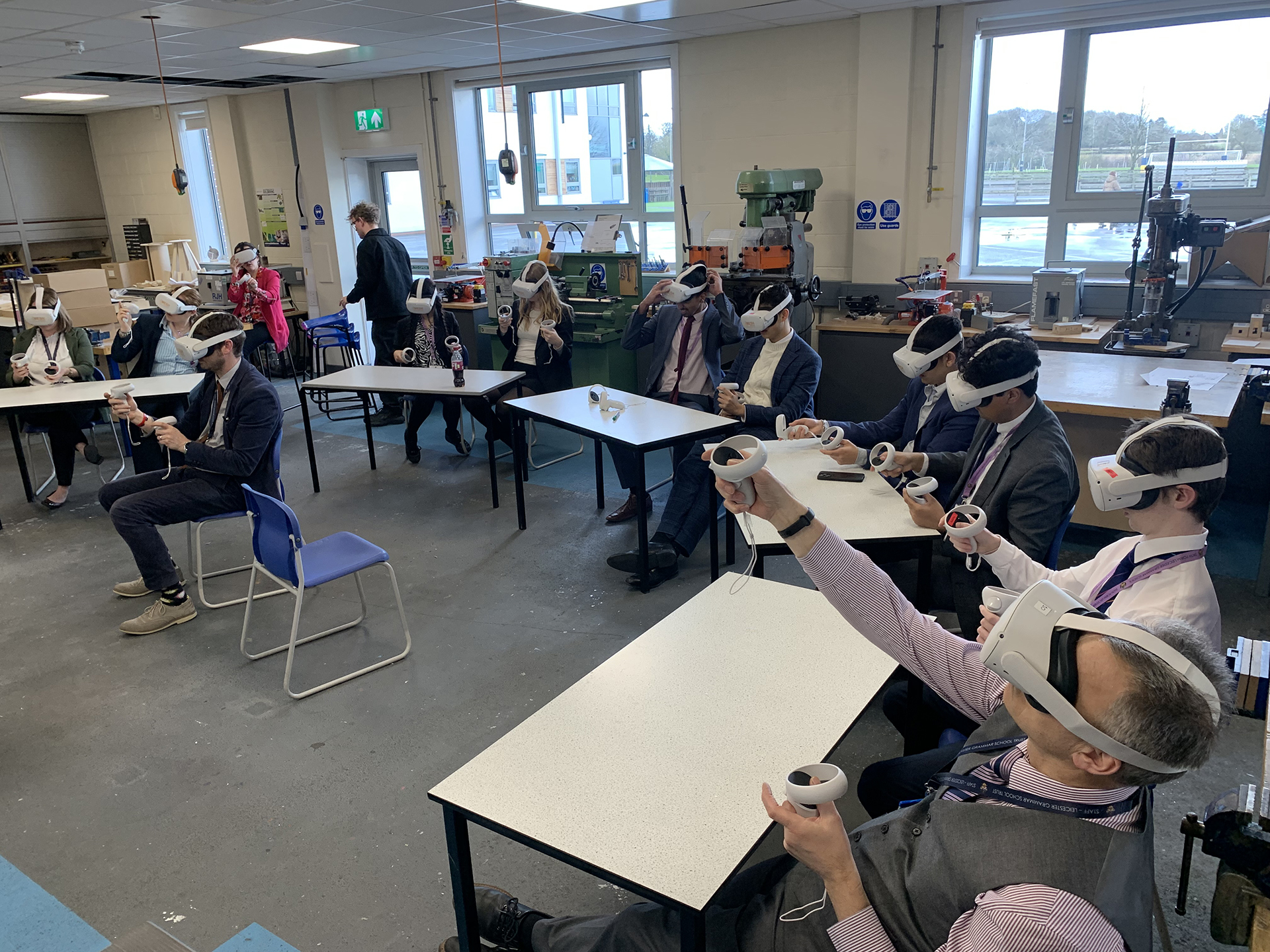 VR headset training workshop